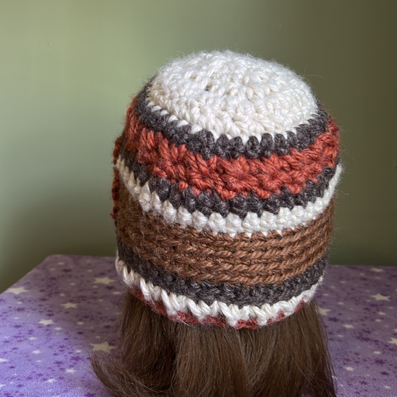 Crochet beanie medium soft acrylic yarn new extremely warm - Picture 5 of 10